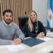 Estefanía Bordoni firmó la renovación del Centro Juvenil Tornquist