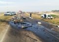 Dos muertos tras un choque frontal en la Ruta 33