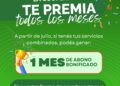 La Cooperativa premiará mensualmente a clientes de Internet y TV