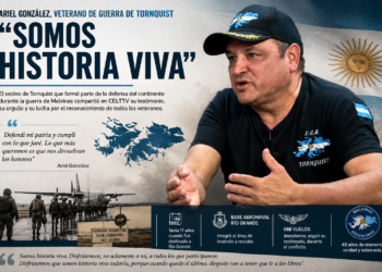 Ariel González, veterano de guerra de Tornquist: “Somos historia viva y todavía tenemos mucho para contar”