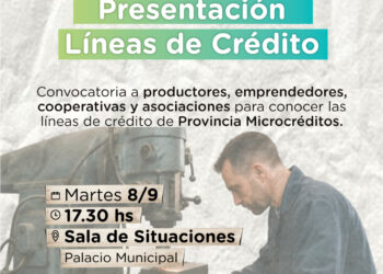 Convocatoria a emprendedores y productoresa la presentación de líneas de crédito