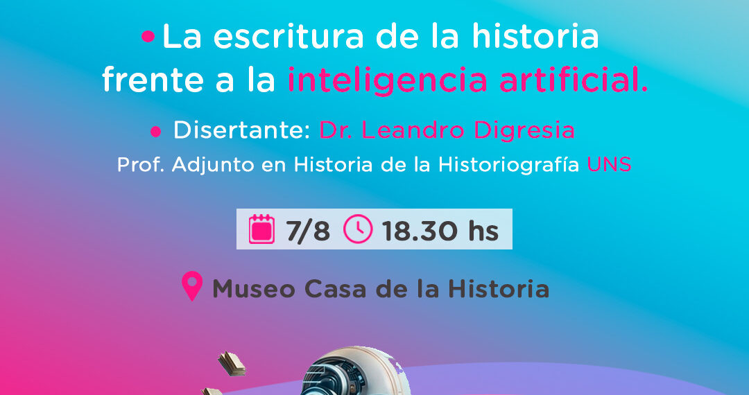 Cultura invita a una nueva charla en el Museo Casa de la Historia