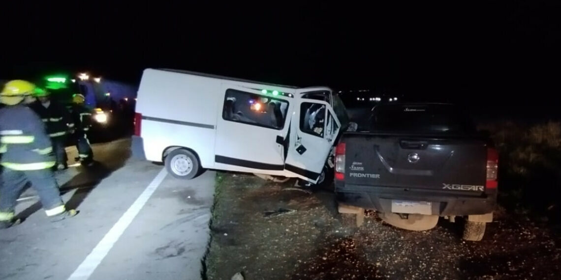 Chocó una combi de la UTN en la Ruta 33: hay 11 estudiantes heridos