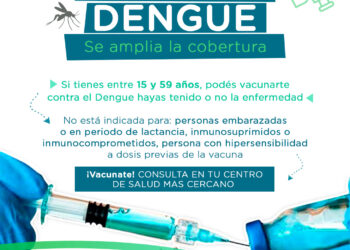 Salud: Amplían la cobertura de vacunación contra el dengue