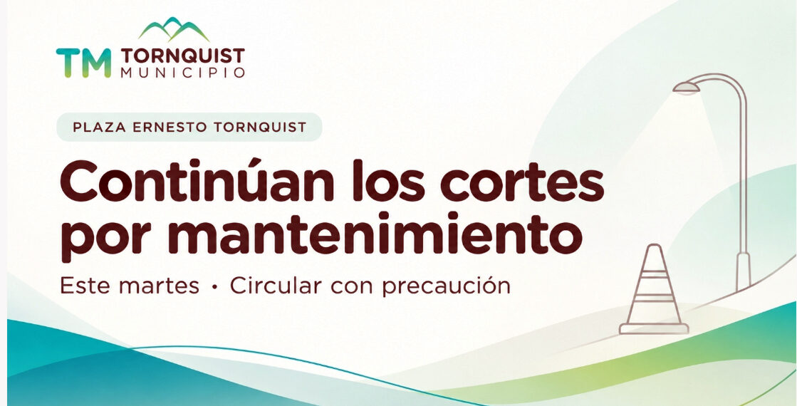 Tornquist: Cortes de calles programados para este martes 27