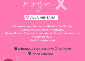 Octubre Rosa llega a Villa Ventana con una jornada de encuentro y prevención