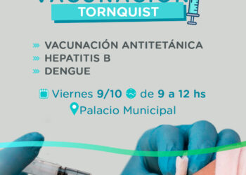    Este viernes habrá vacunación itinerante en el hall del Palacio Municipal