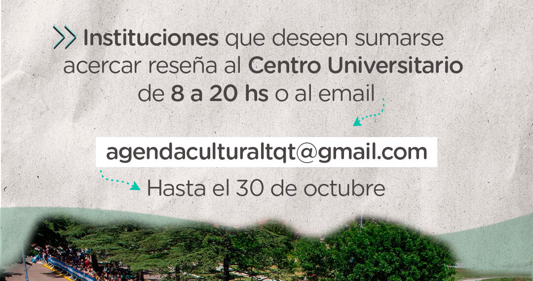 Convocatoria a instituciones para el desfile del 4 de noviembre en Tornquist